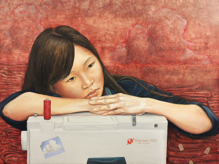 Made in China painting by Tim Wetherell