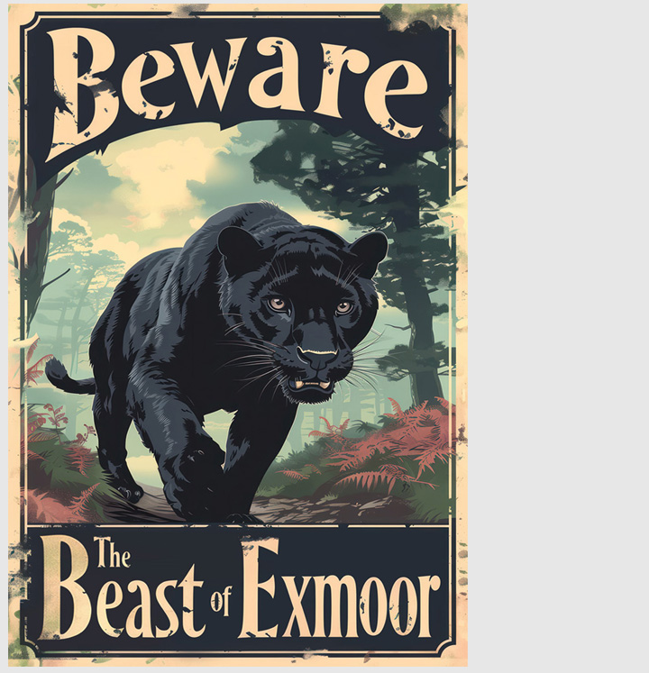 Beware the Beast of Exmoor by Asia Wetherell