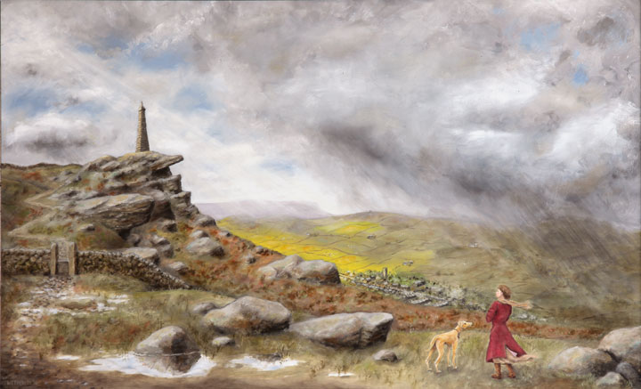 painting of Wainman's Pinnacle Cowling by Tim Wetherell