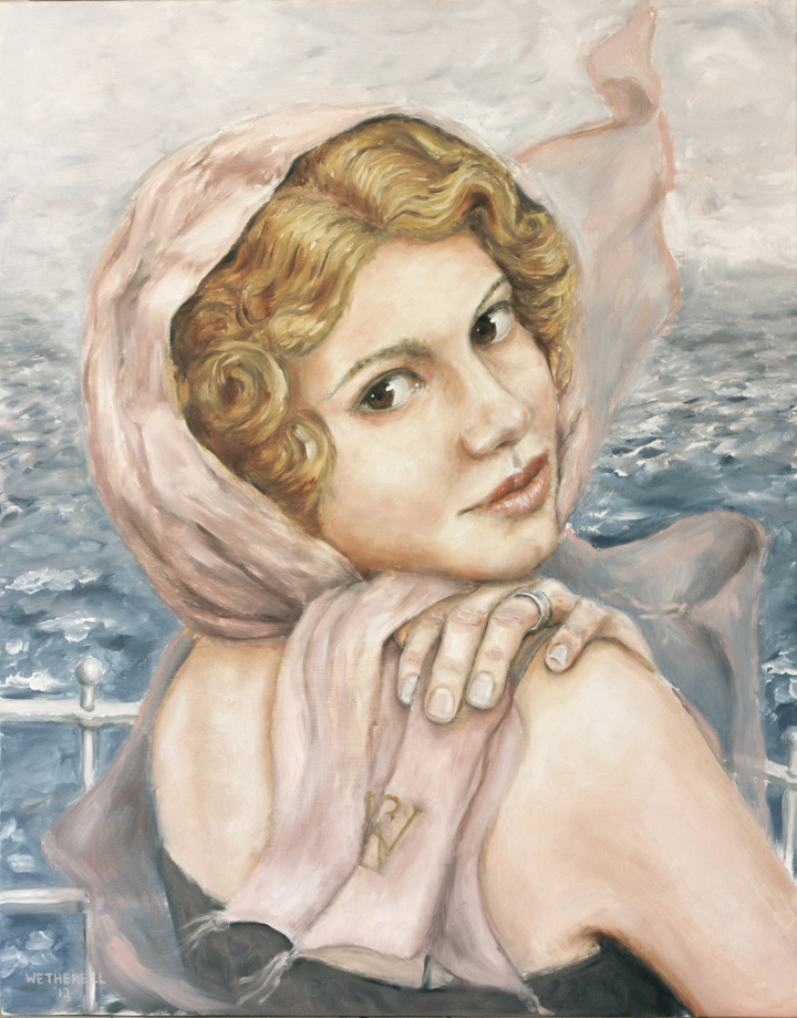 A Windy paggage painting by Tim Wetherell